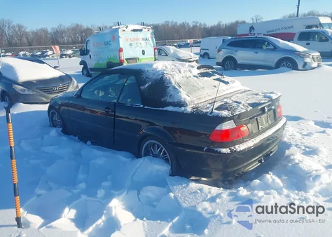 2004 BMW 330Ci из США, поврежденный, VIN WBABW53474PL47371